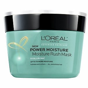 L'Oréal Paris Advanced Haircare - Power Moisture Moisture Rush Mask - Net Wt. 8.5 FL OZ (250 mL) - Pack of 2