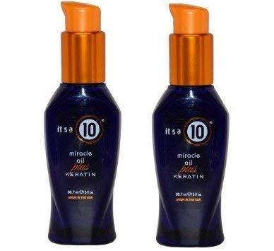 Its a 10 Miracle Oil Plus Keratin Two Pack (3oz Each)