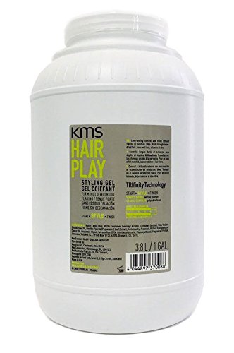 KMS HAIRPLAY Styling Gel Flake-Free, Glossy Shine & Firm Hold, Long-Lasting Control, Unisex, 128 oz