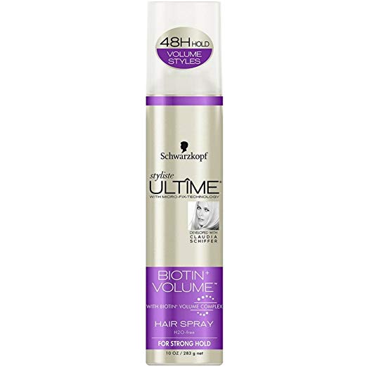 Schwarzkopf Ultime Styliste Biotin & Volume Hair Spray 10 oz ( Pack of 2)