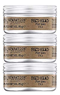 Bed Head Men Matte Separation Workable Wax by TIGI- 3oz 3pk