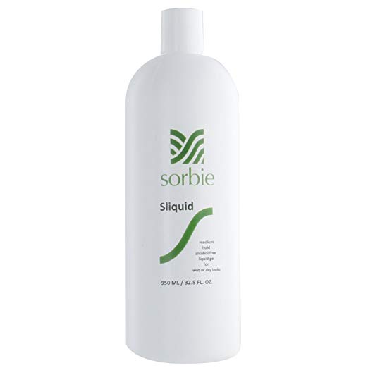 Sorbie Sliquid Medium Hold Liquid Gel for Wet or Dry Looks, 32.5 Ounces