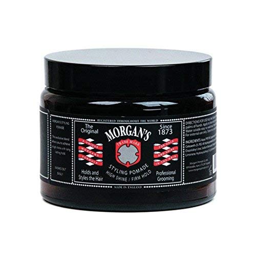 Morgan Styling Pomade with High Shine and Firm Hold, 1.10 Pound