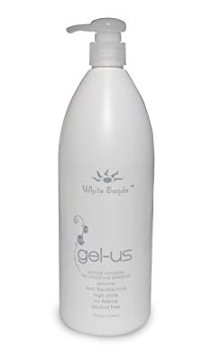 White Sands Gel-Us 1-Liter Anti Frizz, Humidity Blocking, Moisturizing Conditioning Gel. Styling Short, Medium or Long Hair. Works on Fine, Normal, Thick, Thin or Coarse Hair Types