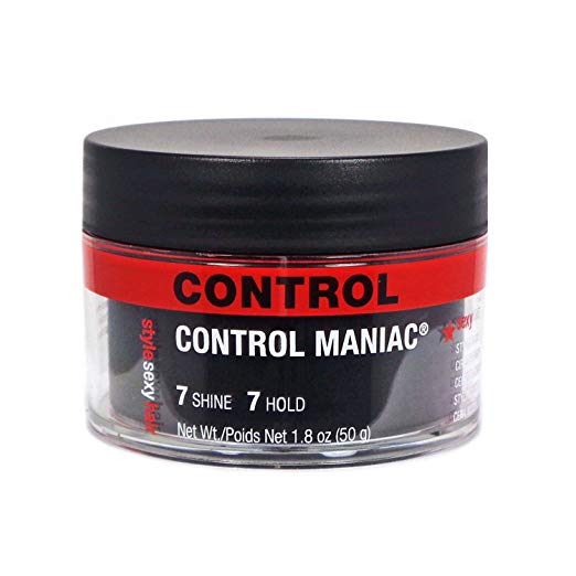 Bundle - 2 Items : Style Sexy Hair Control Maniac Wax, (7 Shine- 7 Hold), 1.8 Oz (Pack of 2)