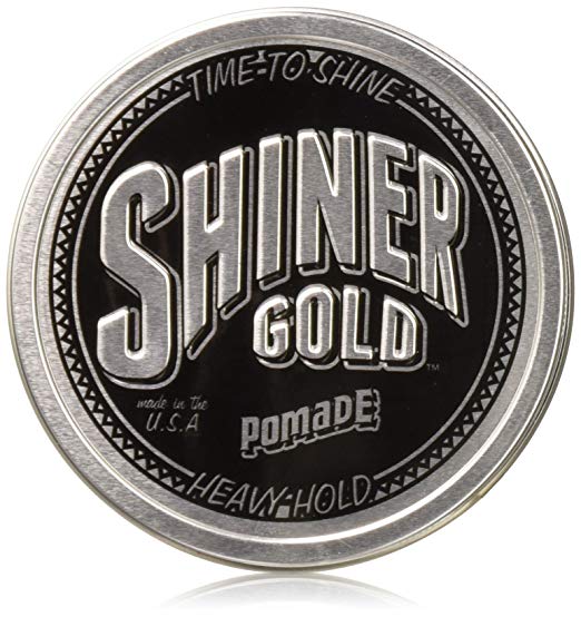 Shiner Gold Pomade 4 oz 3 Pack & Free Comb