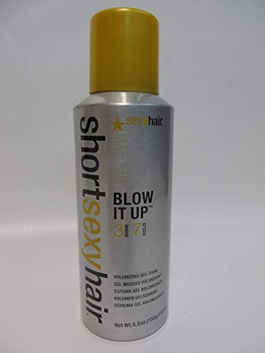 Short Sexy Hair Blow it Up, Shine 3, Hold 7, Volume Gel Foam