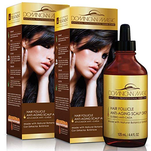 Dominican Magic Hair Follicle Scalp Drops 4.4oz Boxed (2 Pack)