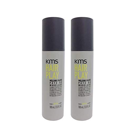 KMS Hair Play Molding Paste, 3.4 oz, 2 Pack