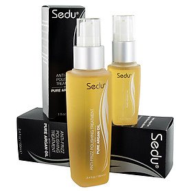 Sedu Anti-Frizz Polishing Treatent with Argan Oil - 3.4 oz and 1.0 oz