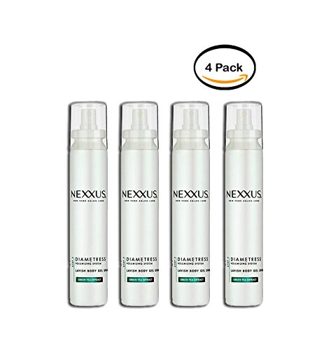 PACK OF 4 - Nexxus Diametress for Fine and Flat Hair Volume Body Gel Spray, 5.1 oz