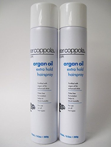 PETER COPPOLA ARGAN OIL EXTRA HOLD HAIRSPRAY 9.5 OZ EACH (PACK OF 2)