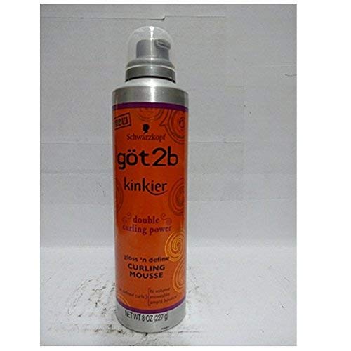 got2b Kinkier Curling Mousse 8 oz (Pack of 4)