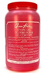 Queen Helene Gel 5 Lb. Stylng Hard to Hold (Pink) (3-Pack) with Free Nail File