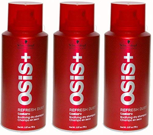 OSIS REFRESH DUST - Bodifying Dry Shampoo Aerosol Spray 2.07oz (3) Three Pack! Best Value! Best Price! Buy 3 and Save Even More!