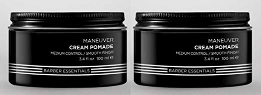 Redken Brews Maneuver Medium Control Cream Pomade 3.4 oz. Pack of 2