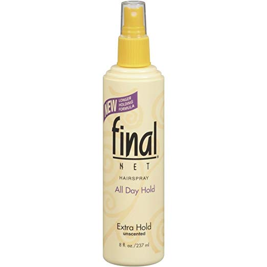 Final Net Hairspray All Day Hold Extra Hold Unscented 8 oz (Pack of 12)