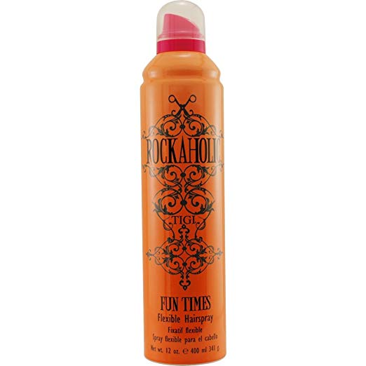 Rockaholic Fun Times Flexible Hair Spray by TIGI for Unisex - 12 Ounce Hair Spray