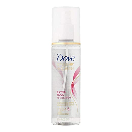 Dove STYLE+care Non-Aerosol Hairspray, Strength & Shine, Extra Hold 9.25 oz (7 Pack)