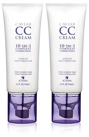 Caviar Anti-Aging CC Cream Leave in Hair Perfector, 2.5-Ounce, 2-Count