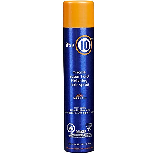 It's a 10 Miracle Super Hold Finishing Spray Plus Keratin, 10 oz (Pack of 3)