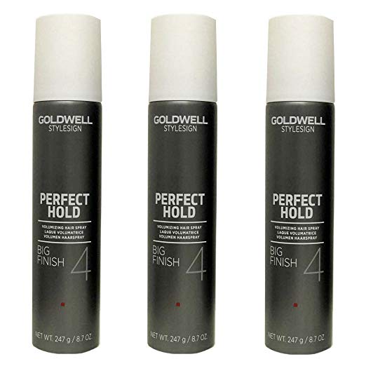 Goldwell Stylesign 4 Perfect Hold Big Finish Volumizing Hair Spray 8.7 oz. - 3 Pack