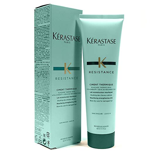 Kerastase Resistance Ciment Thermique Resurfacing Strengthening Milk 5.1 ounces Pack of 2