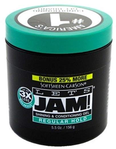 Lets Jam! Shining & Conditioning Gel Regular Hold, 5.5 oz (Pack of 12)