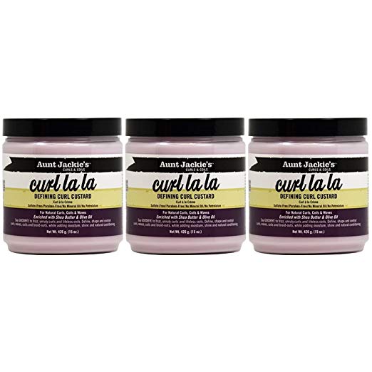 Aunt Jackie's Curl La La Defining Curl Custard 15oz 