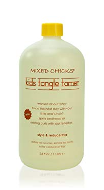 Mixed Chicks Kids Tangle Tamer, Clear Yellow, 33 Ounce