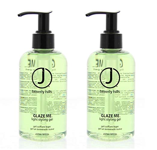 J Beverly Hills Glaze Me Light Styling Gel 8oz (Set of 2)