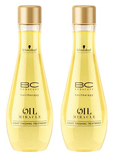 BC Bonacure OIL MIRACLE Light Oil Treatment, 3.38-Ounce (2-Pack)