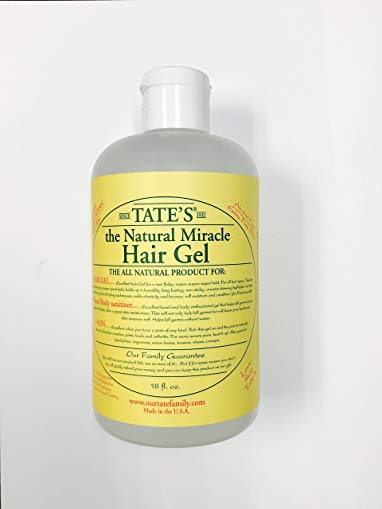 Tate's The Natural Miracle Hair Gel - 18 oz pack of 2