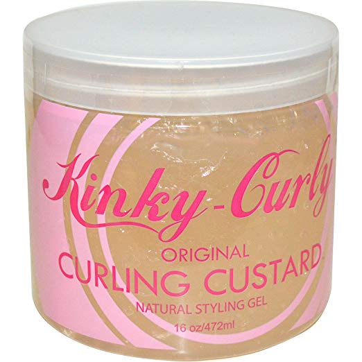 Kinky-Curly, Original Curling Custard, Natural Styling Gel, 16 oz (472 ml) - 2pc