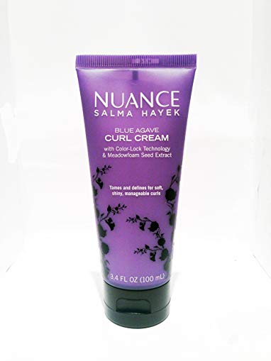 Nuance Salma Hayek Blue Agave Curl Cream with Color Lock Technology 3.4 Fl Oz