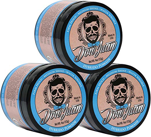 Don Juan Hybrido Pomade Strong Hold Pack of 3