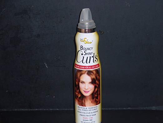 Bouncy Shiny Curls Adds Volume and Shine, Frizz Free Hair 8 Oz