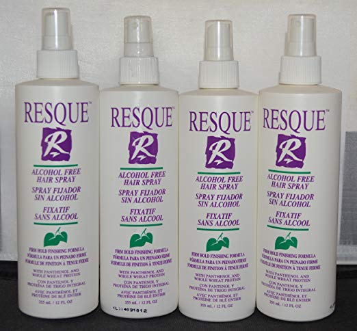 Resque Alcohol Free Hair Spray 12 oz (4 Pack)