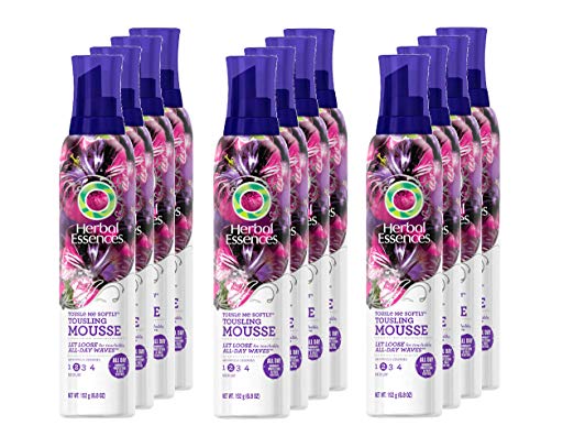 Herbal Essences Tousle Me Softly Tousling Hair Mousse 6.8 Fl Oz (Pack of 12)