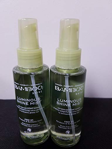 2 Pack Alterna Bamboo Shine Luminous Shine Mist for Unisex, 4 Ounce