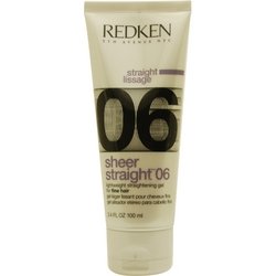 Redken Sheer Straight #06 Lightweight Straightening Gel For Fine Hair - 3.4 Oz