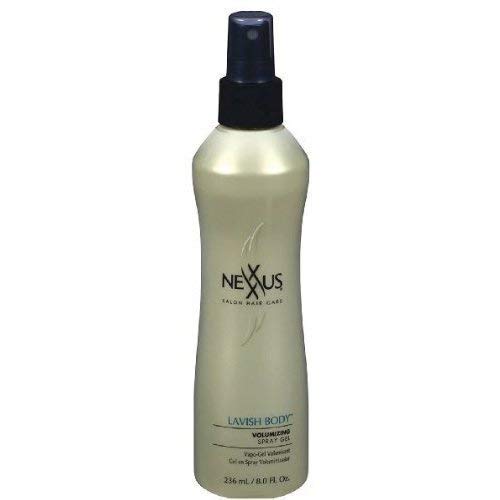 Nexxus Salon Hair Care Lavish Body Volumizing Spray Gel 8 Oz (Pack of 2)