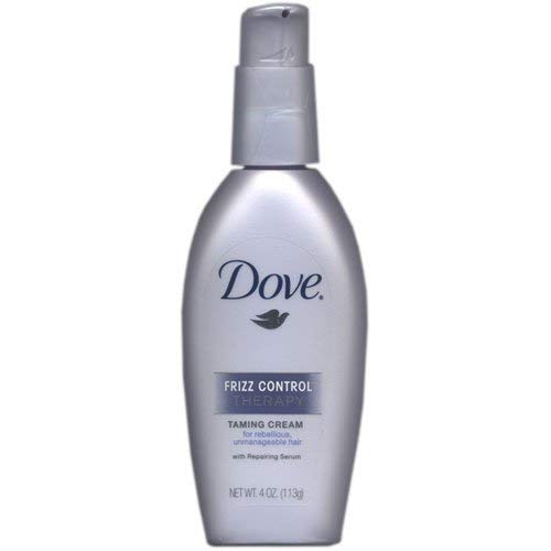 Dove Frizz Control Therapy Taming Cream, 4 Ounce (Pack of 3)