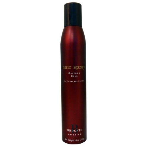 Brocato America Maximum Hold Hair Spray (Red Can) 10oz (2 Pack)