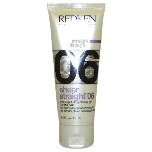 Redken Sheer Straight 06 Straightening Gel, 3.4 Ounce