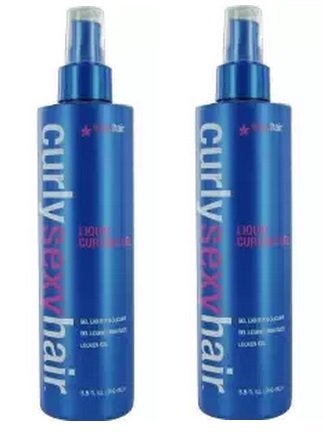 Sexy Hair Curly Sexy Hair Liquid Curling Gel Unisex, 2 Pack of 8.5 Ounce