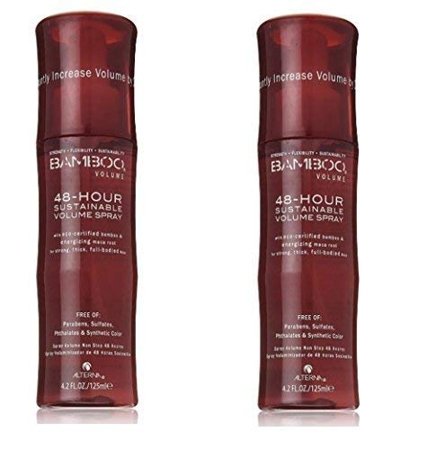 Alterna Bamboo Sustainable Volume Hair Spray for Unisex, 4.2 Ounce - 2 Pack