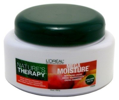 Loreal Natures Therapy Mega Moisture Creme 16 Ounce Jar (473ml) (6 Pack)