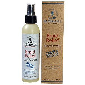 Dr Miracles Braid Relief Spray Formula Gentle 6 Oz