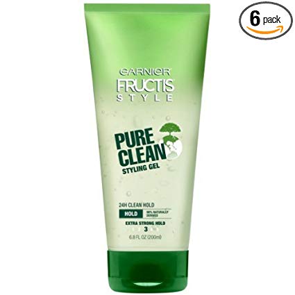 Garnier Fructis Style Pure Clean Styling Gel 6.80 oz (Pack of 6)